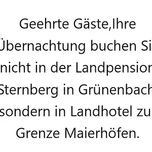 Landpension Sternberg Grunenbach